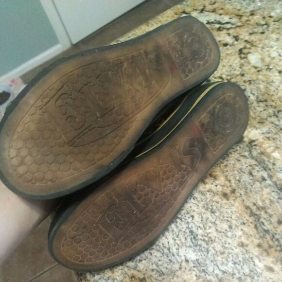 Elvis Shoes Rock and Roll Women Size 9 Black/Gold Rare Embroidered 1977 - Picture 7 of 12